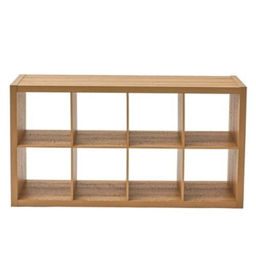 Better Homes & Gardens 8-Cube Storage Organizer, Light Honey