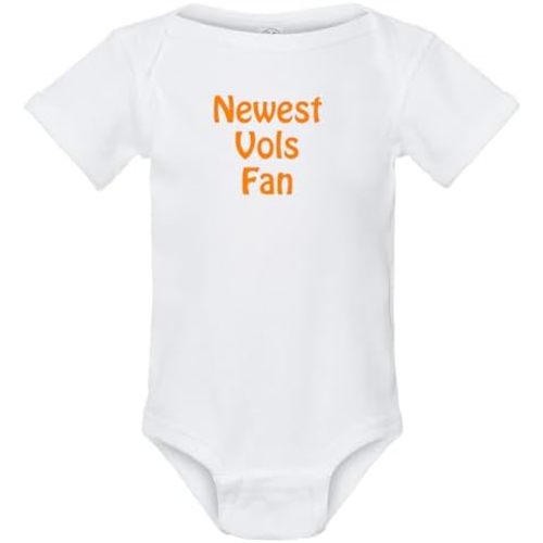 Curiositees New Tennessee Fan Baby Jersey Bodysuit Outfit