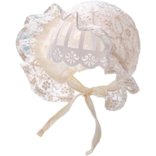 Baby Girl Boy Lace Cotton Bonnet Newborn Infant Soft Warm Cap Toddlers Breathable Eyelet Beanie Sun Protection Hat