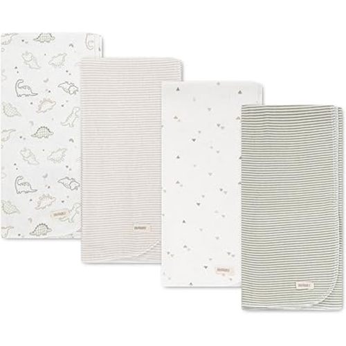 HUGGIES 4-Pack Flannel Receiving Blankets