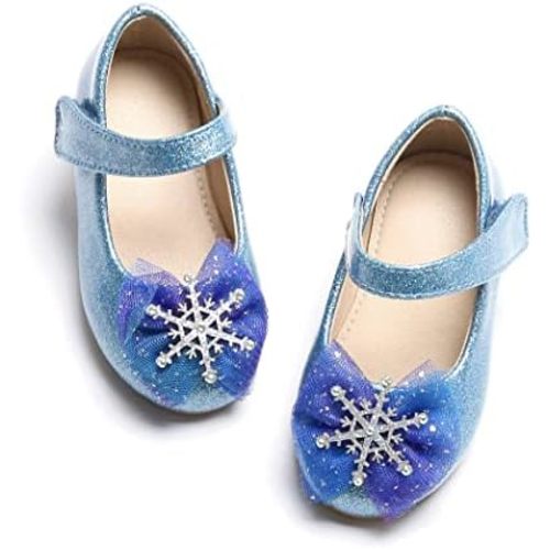 THEE BRON Toddler Girls Dress Shoes Ballet Mary Jane Flats Princess Costume Shoes