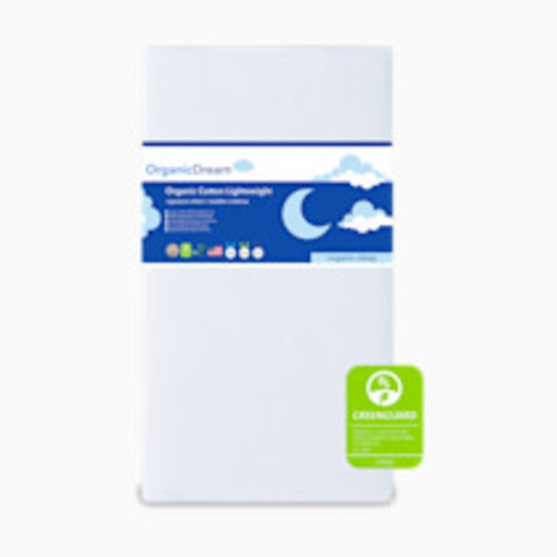 Organic Dream Organic Cotton Lightweight Crib Mattress - White
