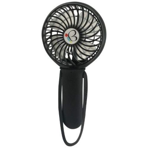 3 Speed Rechargeable Buggy Fan - Black/Black