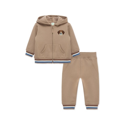Little Me Puppy Hoodie & Joggers Set | Nordstromrack