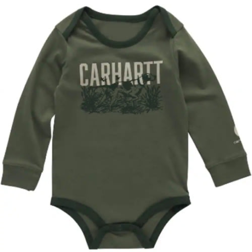 Boys' Long Sleeve Dog Bodysuit (Baby) | Sale Clothing & Gear | Carhartt