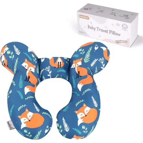 KAKIBLIN Baby Neck Pillow, Upgraded Baby Support Pillow,Baby Neck Support Pillow for Carseat, Newborn Neck Support for Car Seat,Pushchair,Travel