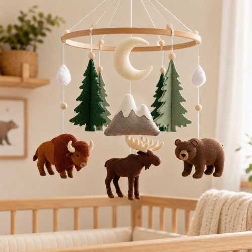 Woodland Mountain Baby Mobile