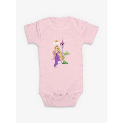 Disney Tangled Rapunzel Tower Infant Bodysuit - PINK | BoxLunch