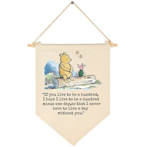 If You Live to Be a Hundred-Christmas Birthday Party Bunting-Wall Flag Decor Gift-Banner Sign Gift for Nursery Bedroom Playroom Front Door