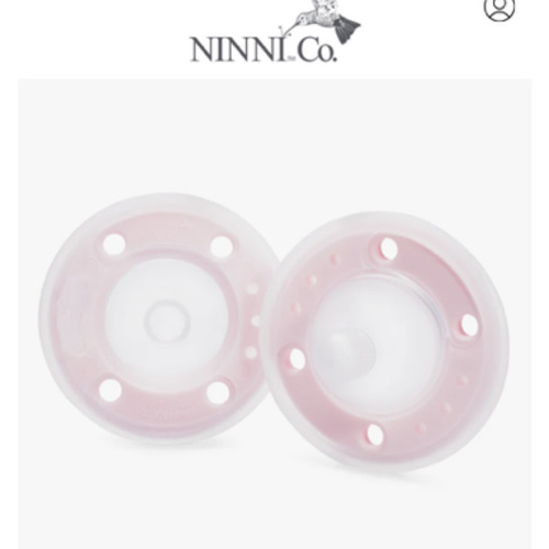 Ninni Pacifier Petal Pink 2 Pack
