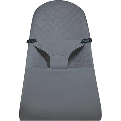 Fabric Seat for Bouncer, Replacement Cover for Baby Bjorn Bouncer Bliss, Soft Breathable Machine Washable (Grey, Cover Only)