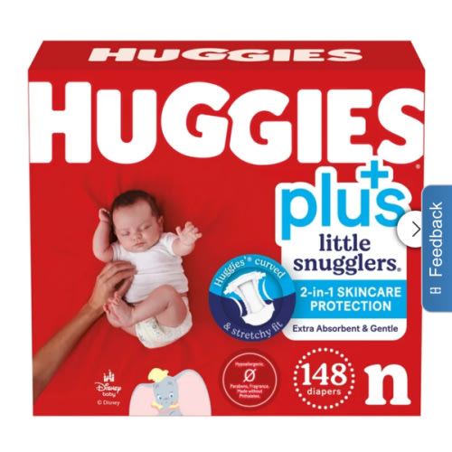Huggies Plus Diapers Size Newborn | Costco