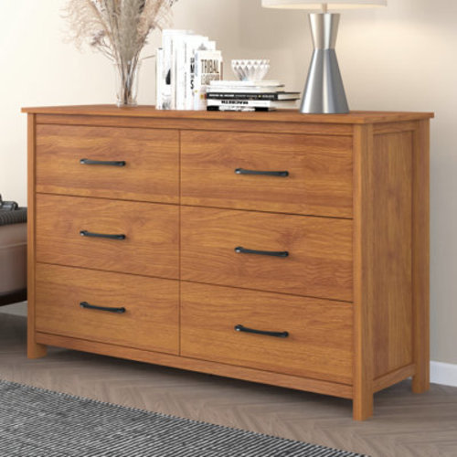 Wade Logan® Allysyn 6 Drawer Dresser & Reviews | Wayfair