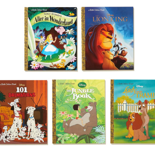 Disney Classics Little Golden Book Library (Disney Classic): Lady and the Tramp; 101 Dalmatians; The Lion King; Alice in Wonderland; The Jungle Book