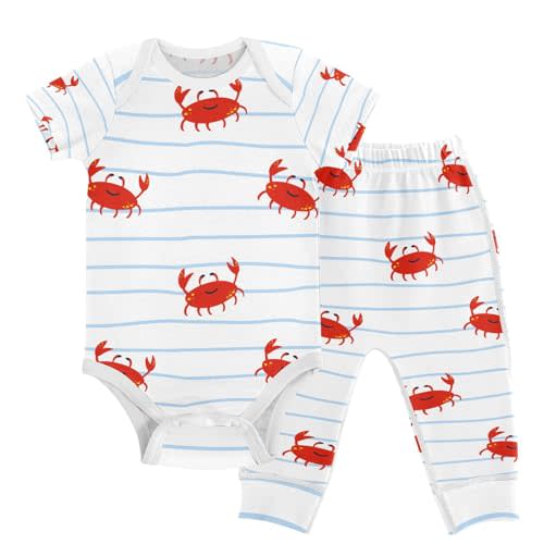 Baby Clothes Set Infant Bodysuits Pants Sets 0-24M For Boys Girls