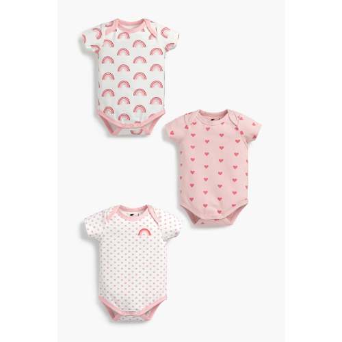 3-Pack Short Sleeve Bodysuits