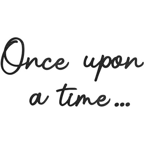 JarThenaAMCS Once Upon a Time Wooden Sign Reading Corner Sign Elegant Nursery Wall Decor for Kids Bedroom Bookshelf Home Decor Birthday DIY Crafts Baby Gift, Black Color