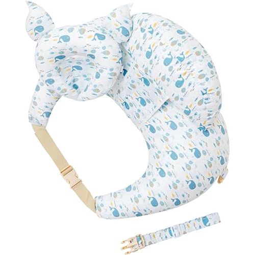 Nursing Pillow for Breastfeeding, Breastfeeding Pillows for More Support for Mom and Baby, with Adjustable Waist Strap