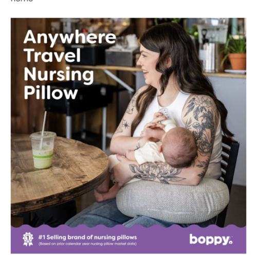 Boppy Anywhere Travel Nursing Pillow | Boppy