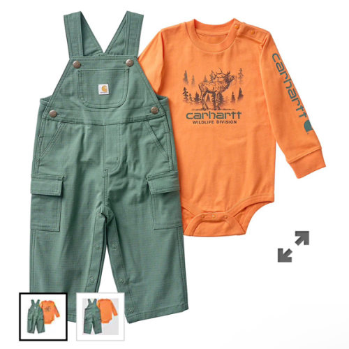 Boys' 2-Piece Long Sleeve Tool Coveralls Set (Baby) | Carhartt