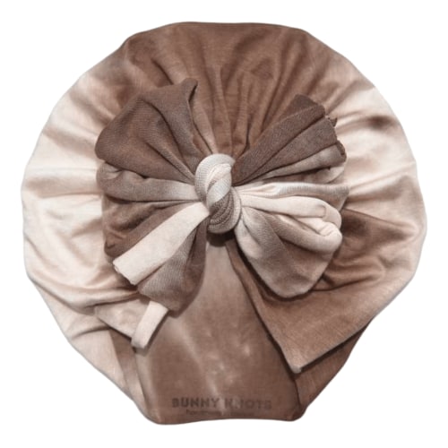 Deliah | Mocha Tie Dye | Classic Headwrap – Bunny Knots