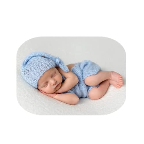 Vemonllas Fashion Cute Newborn Boy Girls Baby Costume Outfits Photography Props Hat Pants