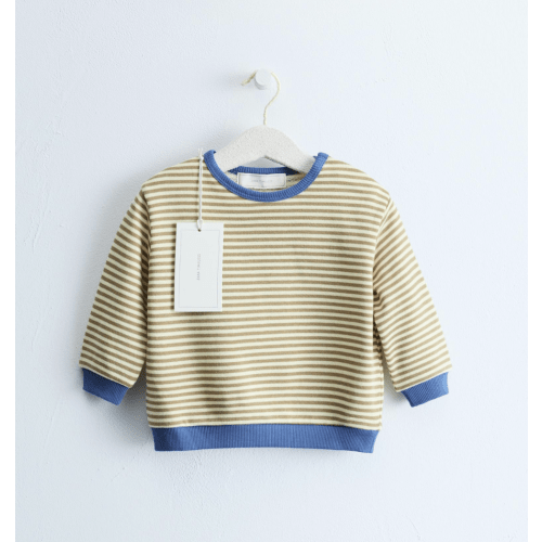 ZARA TIMELESS - STRIPED PRINT SWEATSHIRT - Mid-yellow | ZARA United States