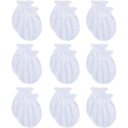 RATIVE Baby Mittens No Scratch, Newborn Gloves 0-6M, Registry Essential