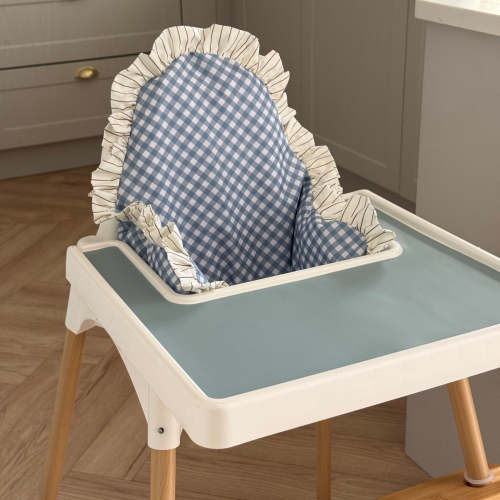 Vintage Blue Ruffle Cushion Cover – Greyfox Designs