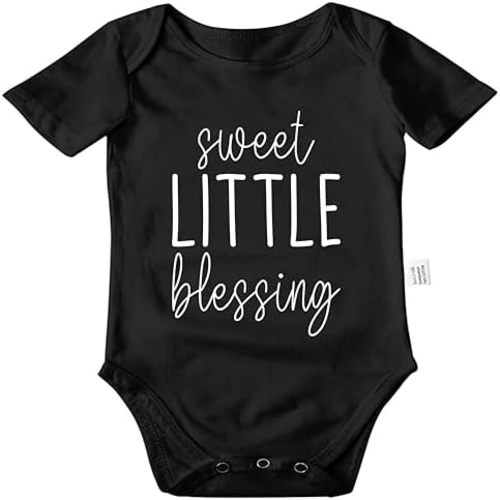 Sweet Little Blessing Bodysuit, Little Brother Newborn Outfit, Pregnancy Announcement for Grandparents 0-24 Months