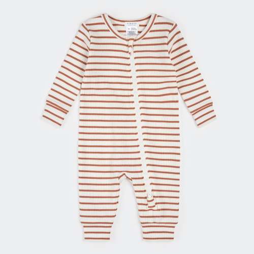 Brick Striped Modal Rib Sleeper