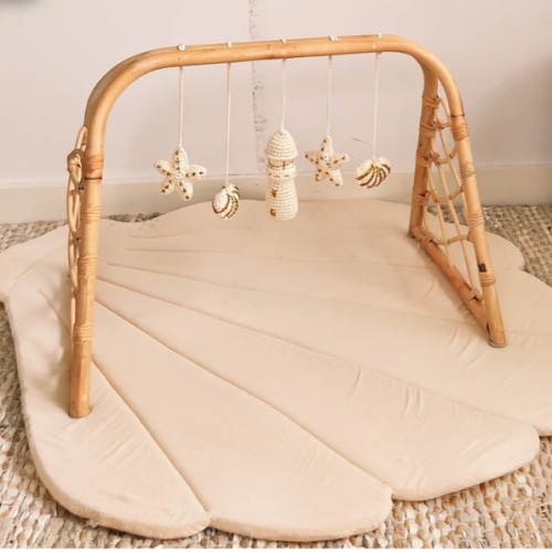Rattan Play Gym | Raja Homewares | Little Beach Baby Rattan Play Gym