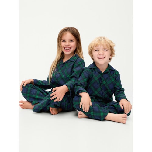 Unisex Flannel Pajama Set for Toddler