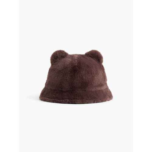 Baby & Toddler Faux Fur Bear Bucket Hat