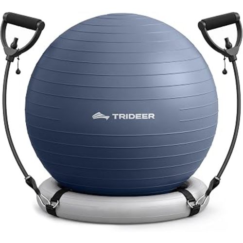 Trideer Exercise Ball Chair – Yoga Ball Chair for Office, Pregnancy & Home