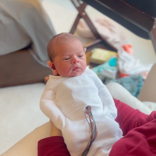 Access Opening Sleep Sack Swaddle Solution - Small (6-12 pounds) - Left - Pink