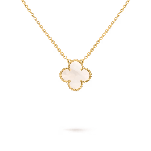 Vintage Alhambra pendant 18K yellow gold, Mother-of-pearl - Van Cleef & Arpels