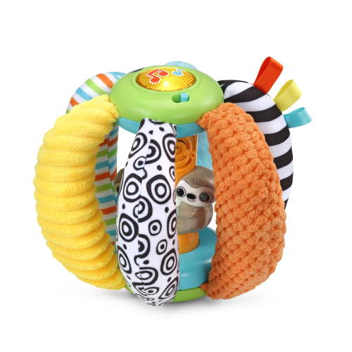 VTech Baby See-Touch-Hear Sloth Ball Plush Baby and Toddler Toys