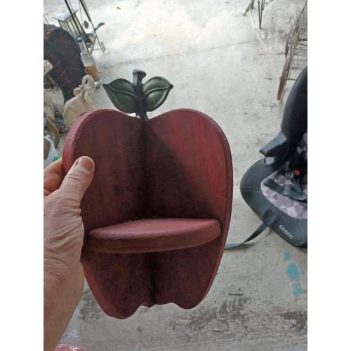 Cute little apple corner shelf