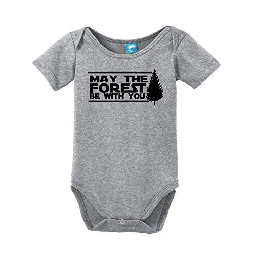 Sod Uniforms May The Forest Be with You Printed Infant Bodysuit Baby Romper