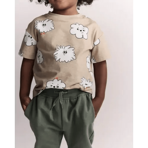 Toddler Squish Character Relaxed Graphic Tee - Khaki - Otter Avenue | Carter's