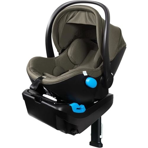 Clek Liing Infant Car Seat with Adjustable Load Leg, Compact, Lightweight Design, 7 Recline Positions, Easy-to-Use Rigid Latch, and Flame Retardant-Free (Highlands Ziip)