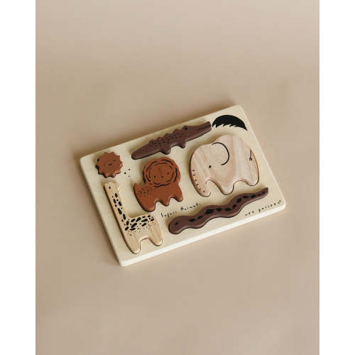 Wooden Tray Puzzle - Safari Animals– Odin Parker