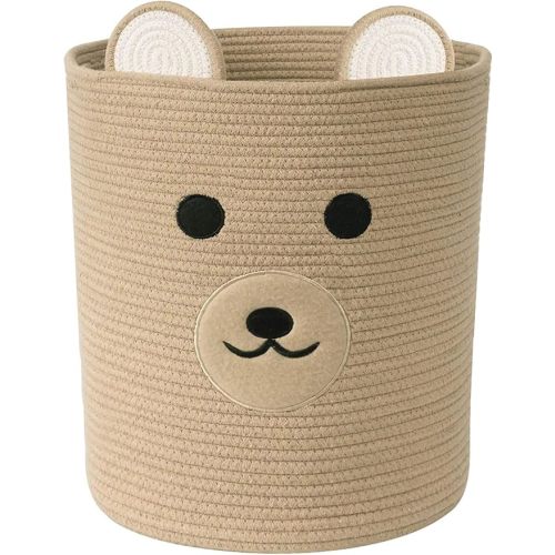 Bear Basket for Nursery, Baby Shower Baskets, Baby Storage Basket