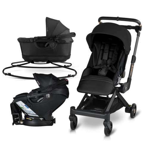 Orbit Baby M+ Stroll, Lounge, & Ride Travel System - Stroller, Car Seat, & Bassinet Combo