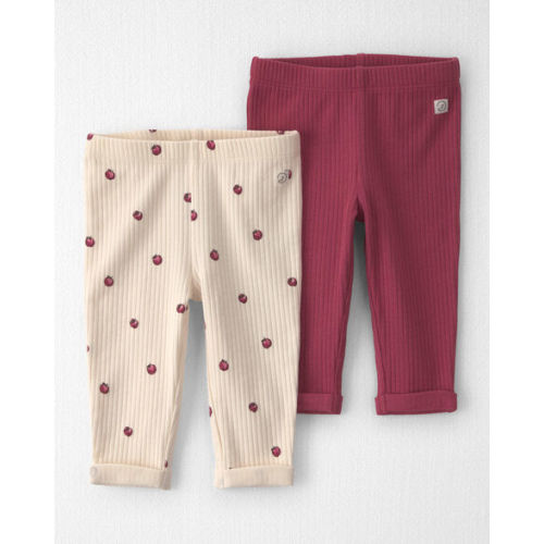 Baby Girl 2-Pack Organic Cotton Leggings - Little Planet | Carter's