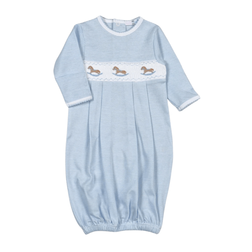 Rocking Horse Smocked Gown