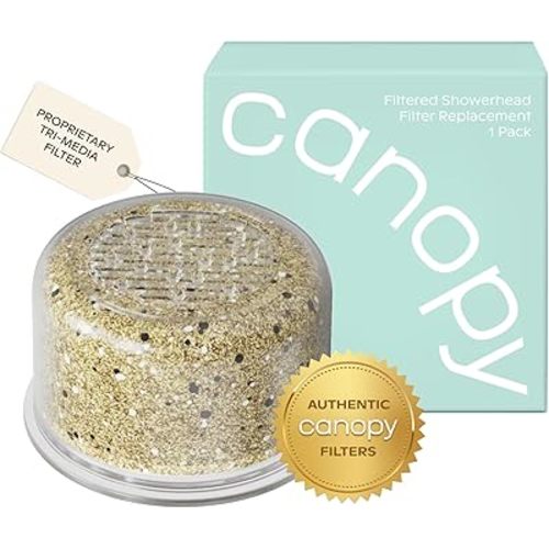 Canopy Authentic Showerhead Filter Replacement - 1 Pack - Compatible with All Canopy Shower Heads - 90 Day Use