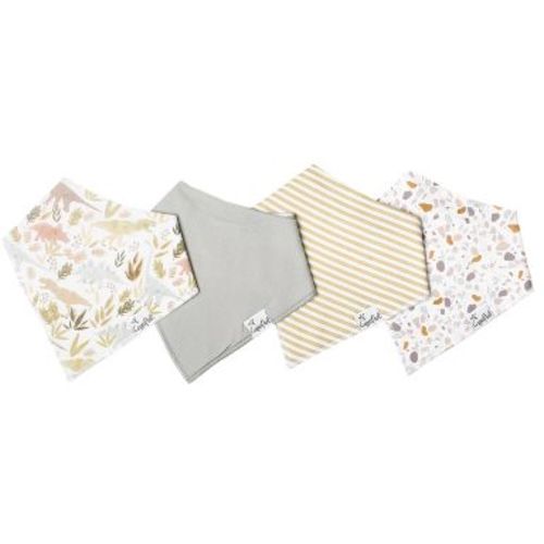 Copper Pearl Bandana Bib Set - Rex - 4pc