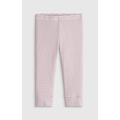 Softest Rib Leggings  in Lilac Stripe